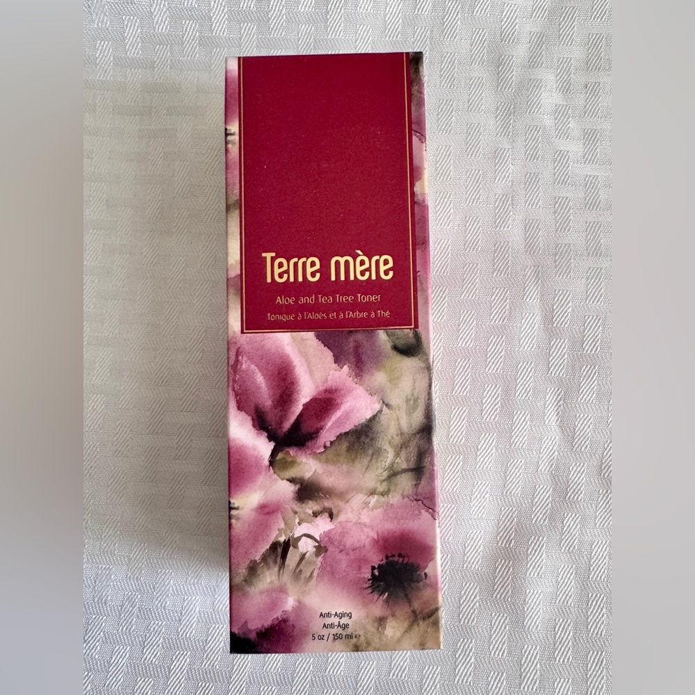 Terre Mere Aloe and Tea‎ Tree Toner Anti-Aging 5 oz 150 ml New in Box